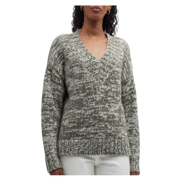 NAADAM Sweaters - NAADAM MARLED LOFTY OVERSIZED V NECK SWEATER NWT Small in Rose